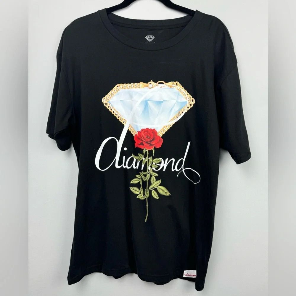 NWT Diamond Supply Co. Cotton short sleeve Tee size Medium